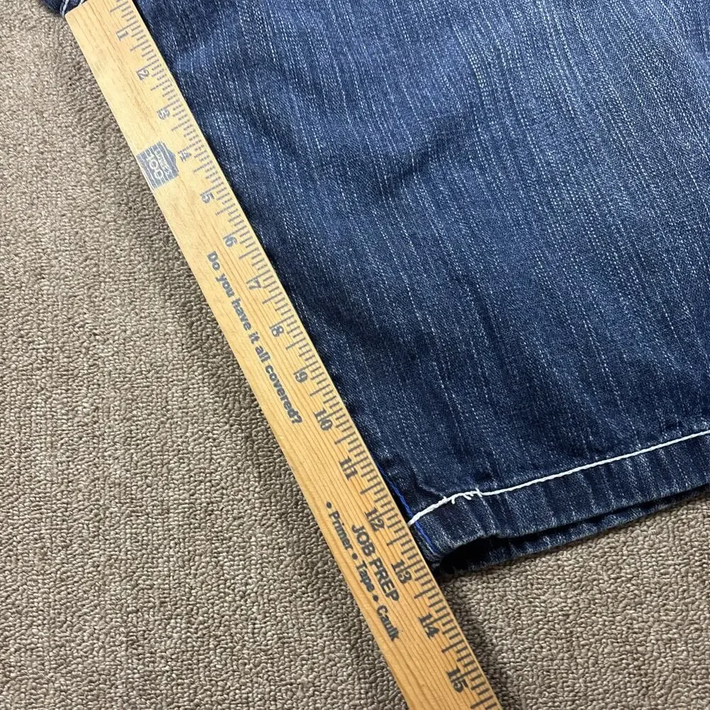 Y2K Men’s Evolution In Design Denim Shorts Jorts Size 50 Big & Tall Blue